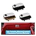 AMXDHH Car Dashboard Glove Box Lock Storage Box Handle Fit for Porsche 95B Cayman 981 982 Fit for Panamera 970 Carrera 991(Beige)