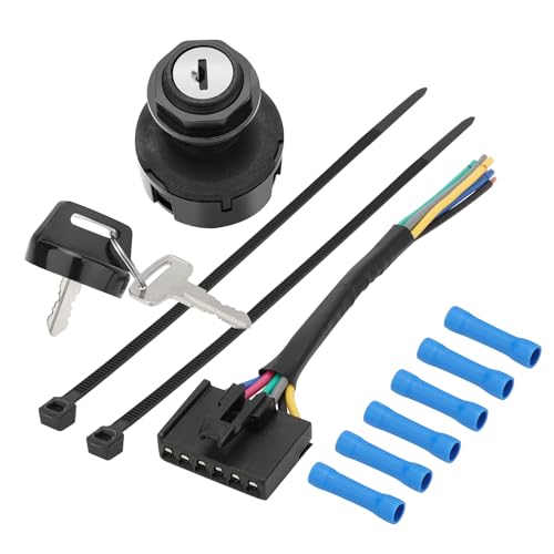 Interrupteur de clé d'allumage 6 broches compatible Polaris Ranger 500 et ACE 570