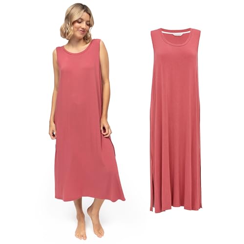 Image of Cyberjammies Josie Womens Jersey Long Nightdress | Soft Modal Nightie | Ladies Pyjamas for Women | Relaxing Lounge Wear Set for Home