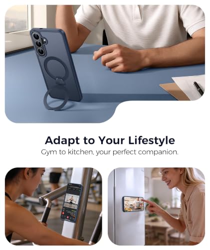 Image of FNTCASE for Samsung Galaxy S26 FE Case with 360 Spin Magnetic Stand