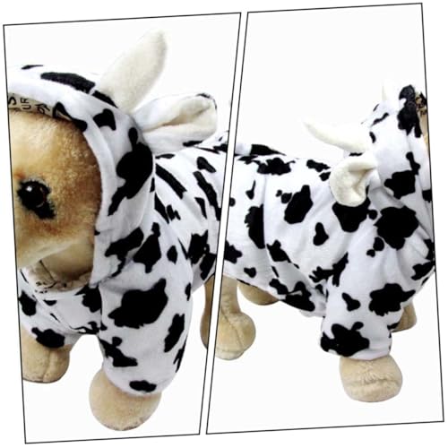 Disfraz para perro tamaño L con diseño de vaca miniatura 7