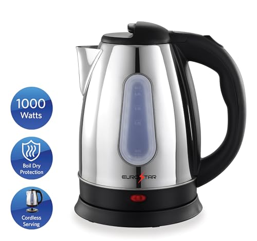 Hervidor eléctrico EUROSTAR 1.8L acero inoxidable miniatura 4