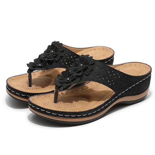 Wedge Sandals for Women Shoes Casual Walking Wedges Thong Sandals Fashion Orthotic Slides Flip Flops4
