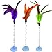 Produktbild HAILI 1PC Funny Cat Toys Elastic Feather Falsche Maus Spring Sucker Toys für Katzen Spielen Pet Toy Training, zufällige Farbe, China