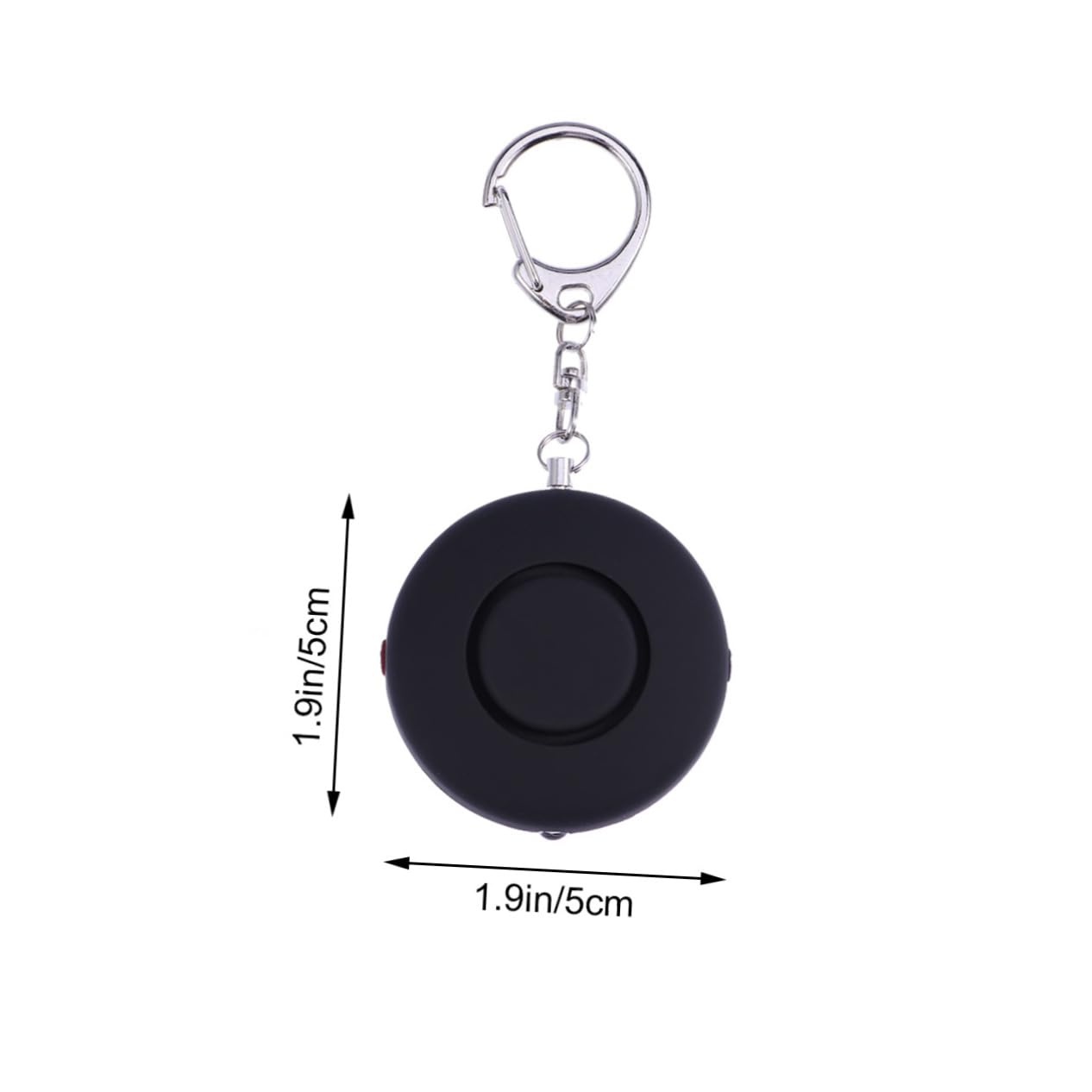 Yardenfun Personal Security Alarm Keychain Wolf Proof Alarm Mini Alarm Emergency Alarm Personal Alarm Black