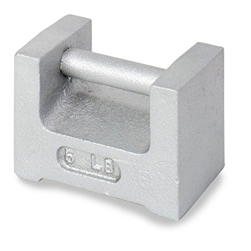 Troemner 9072 ASTM Class 6 (Replaces NIST Class F) Cast Iron Grip Handle Weight, 5 lb.