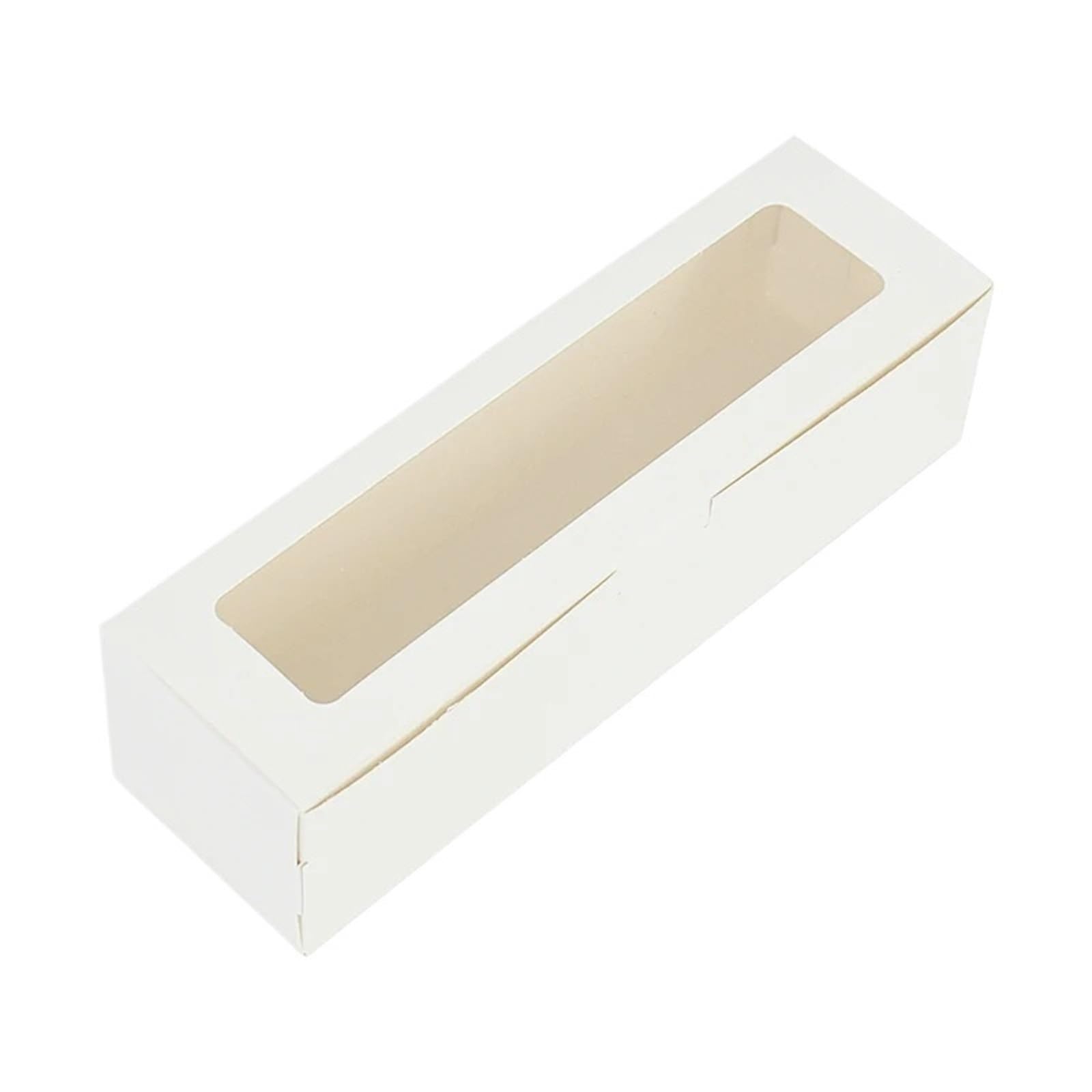 XPJYUA Bakery Boxes with Clear Window 5/10/20pcs Macaron Boxes With Clear Window Kraft Paper Cupcake With Dessert Cookies Treat Delivery Box For Wedding(White,20pcs)