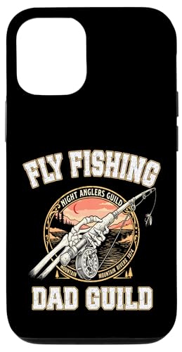 FLY FISHING DAD GUILD �t�B�b�V���[�}�� ���̓� �� �����₫ �X�}�z�P�[�X iPhone 12/12 Pro �p
