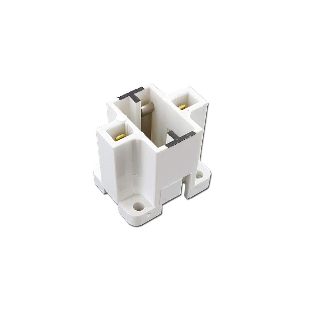 Leviton Gx23, Gx23-2 Base, 2-Pin, Compact Fluorescent Lampholder, 26720-400, White