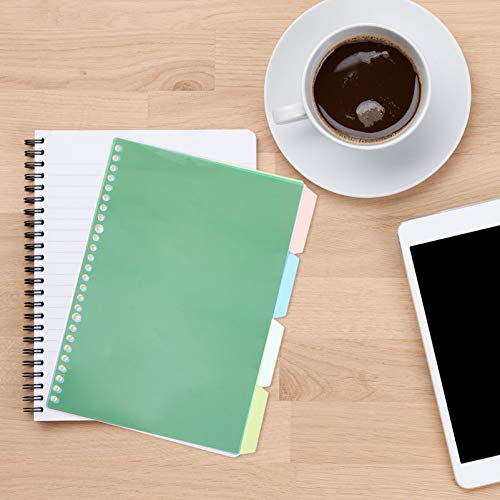 12 Conjuntos Página Separadora De Índice Divisores De Pasta Divisores De Cartão Abas Inseríveis Abas