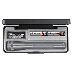 Mag-Lite SP22097F Mini Maglite 2AA Multimode Hochleistungs-LED-Taschenla... 17 cm titan-grau inkl. 2 Mignon-Batterien im Etui