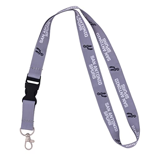 Desert Cactus San Antonio Spurs Lanyard Keychain Detachable NBA Breakaway Snap Buckle National Basketball Association Car Keys ID Badge Holder (Lanyard 2)