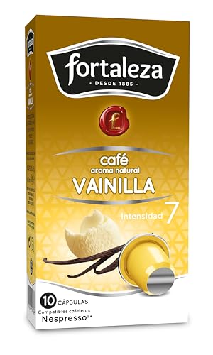 Café FORTALEZA - Cápsulas de café con Aroma Vainilla Compatibles con Nespresso