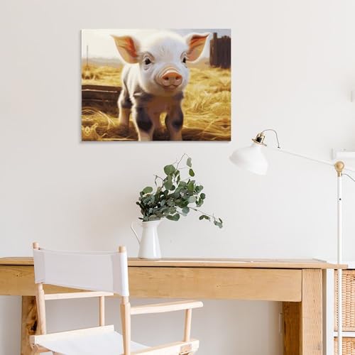 Toile murale animaux de la ferme : solution déco salon et chambre - 7