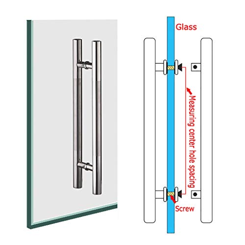 Poignée push-pull robuste pour sécuriser l'ouverture d'une porte en verre - 8
