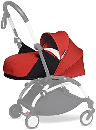 BABYZEN YOYO 0+ Newborn Pack, Red - Includes Mattress, Canopy, Head Support & Foot Cover - Requires YOYO2 Frame (Sold Separately)