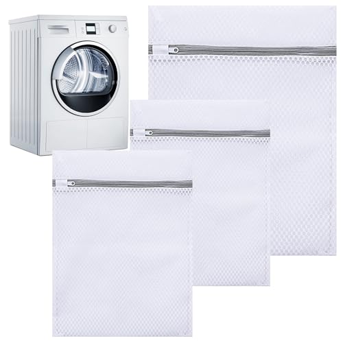 Navani Delicates Mesh Laundry Bags for Washing Machine - 40x30cmx1/30x25cmx2 Washing Bags for Laundry - Washing Machine Bag for Small - Laundry Net Bags for Washing Machine - Bra Washing Machine Bag