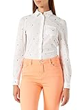 Bezug: BCI Baumwolle Springfield Damen Camisa Manga Larga Cambric Bordado Formelles Hemd, beige, 40