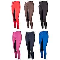 PFIFF Unisex Kinder Thea Vollbesatzreithose, Schwarz (Black), 146 EU, 102290-60-146