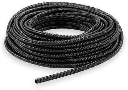 Liquid-Tight Conduit, 3/8In x 100ft, Black