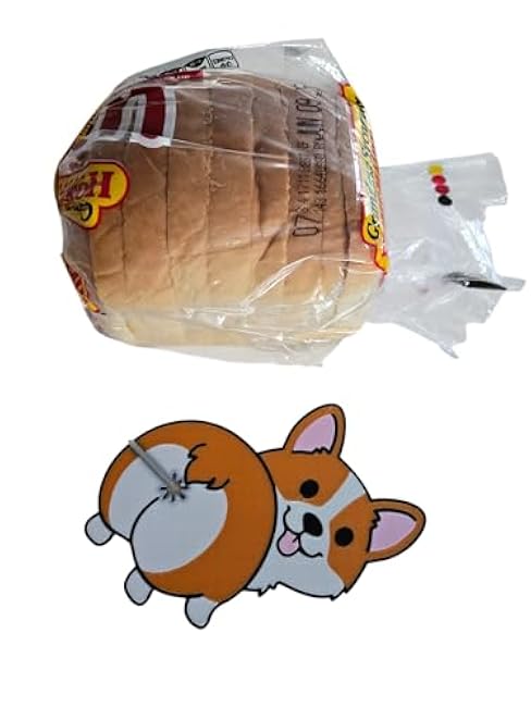 Funny Corgi Butt Bread Clip ¨C 3D Printed Bag Holder ¨C Novelty Kitchen Gadget for Dog Lovers ¨C Handmade PLA Plastic ¨C 5.5 x 5.5