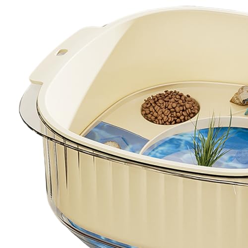 Terrarium pour Tortues Aquatiques Multifonction Contre l'Eau Sale