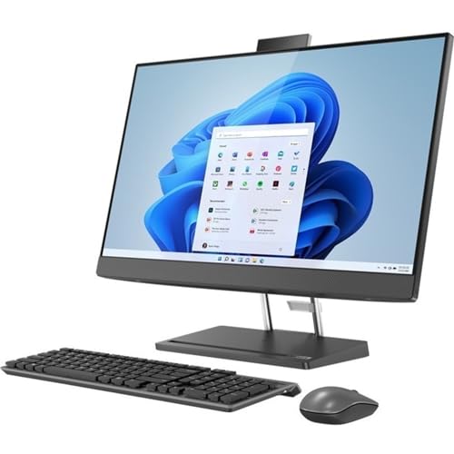 Image of Lenovo IdeaCentre AIO 5i - 2022 - All-in-One Desktop - 27 inch QHD Touch Display - 5MP + IR Camera - Windows 11 Home - 8GB Memory - 256 GB Storage - Intel Core i7-12700H - Mouse & Keyboard Included