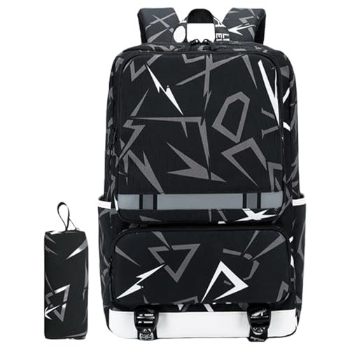 Mochila de estudiantes para adolescentes con estuche contra el desorden