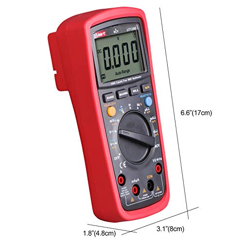 Image of UNI-T Multimeter Kit UT139B, Volt Ohm Meter Capacitor Tester Frequency Meter True RMS Auto /Manual Ranging 4000 Counts