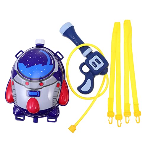 ibasenice Long Distance Spraying Backpack Toy Boys and Girls Pool Toys Set Plastic Fun for Children's Present Color