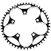 YBEKI 110 BCD Chainring 36T 38T 40T 42T 44T 46T 48T 50T 52T 54T 56T 58T Round Narrow Wide Single Chainwheel for 8 9 10 11 12 Speed Road Bike (Black, 40T)
