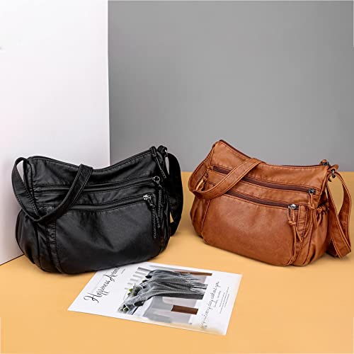 Soft Leather Bags For Women, Retro Shoulder Bags, Simple Crossbody Bags, Dumpling Bags, Fashion Trendy Bags4