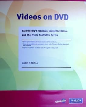 Hardcover Videos on DVD for the Triola Statistics Series Book