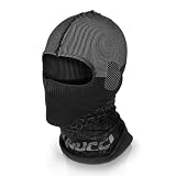 Vanucci VXA-6 Seamless Sturmhaube, Balaclava für Motorrad, Nahtlose Sturmhaube, Unisex-Unterhelmmütze für den Helm, leicht, atmungsaktiv, elastisch, schwarz, L/XL