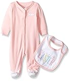 Carter's Baby Girls' 2 Piece Easter Footie/Bib Set (Baby) - Pink - 9 Months