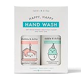 Dabble & Dollop Happy Happy Handwash Set - All Natural Handwash Duo for Kids, Cruelty-Free, pH Balanced, Non Toxic, Eco-Ethical Sourcing, Made in USA (Set of 2)