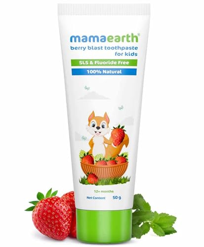 Mamaearth 100% Natural Berry Blast Kids Toothpaste 50 Gm