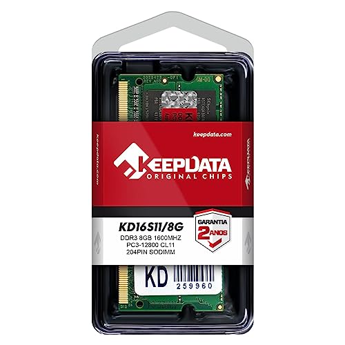 Memória RAM Para Notebook Ddr3 8gb 1600mhz Keepdata Kd16s11/8g