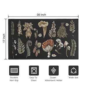 Herbology Plants Doormat Magic Woodland Plants Entrance Floor Mat Non-Slip Absorb Water Indoor Rugs Bath Kitchen Garden Entryway Mats Spring Summer Home Holiday Decoration 30 * 17 inch Herbology Plants Doormat Magic Woodland Plants Entrance Floor Mat Non Slip Absorb Water Indoor Rugs Bath Kitchen Garden Entryway Mats Spring Summer Home Holiday Decoration 30 17 inch