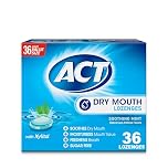 ACT Dry Mouth Lozenges With Xylitol, Soothing Mint, 36 Count