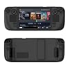 Steam Deck Case,Steam Deck OLED Case,Kickstand Protective Case for Steam Deck/Steam Deck OLED, Steam Deck Accessories That are to Drops, Scratches, dust, and Fingerprints-(Black)
