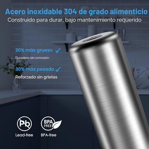 Miniatura 8 de Waterdrop As13 Sistema De Filtro De Agua Para Debajo, 30.000 Litros Purificador De Agua De Acero Inoxidable De 5 1 Grado, Certificado Nsf Ansi 42, Reduce Plomo, Cloro, Sabores Y Olores