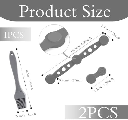 6 Stück Silikon Magnete für Airfryer Backpapier - Anti-Verrutschungs-Magnete für Backpapier, Lebensmittelsafe Silikon, s