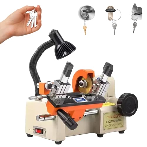 Machine portable de fabrication de clés de haute précision avec guidage LED et lames
