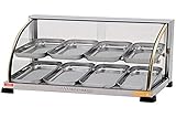 Estufa Curva Dupla, 8 Bandejas, 127V, Marchesoni Ouro, Inox
