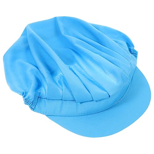Chapeaux de chef unisexes avec filets à cheveux COLLBATH pour cuisine lot de 3