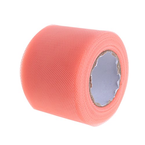 AERVEAL Tutu Tulle Rouleau Bobine 2"X 25 Yards Filet Artisanat Tissu Décoration De Fête De Mariage Bricolage, Tulle Rouleau Bobine Cover