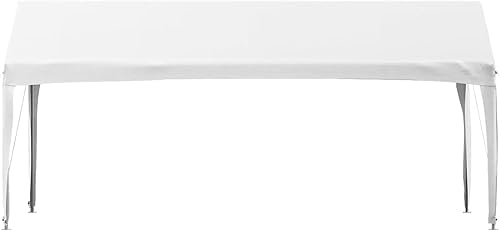 Miniatura 9 de RoamRider Cubierta de repuesto para cochera de 10 x 20 pies, cubierta de cochera, resistente a los rayos UV, impermeable, con bolas elásticas para