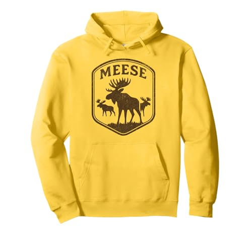 Plural of Moose Is Meese Funny Vintage Animal Joke Tee