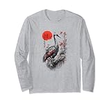 Photo Gallery arte mitologica della gru giapponese maglia a manica Photo Gallery arte mitologica della gru giapponese maglia a manica